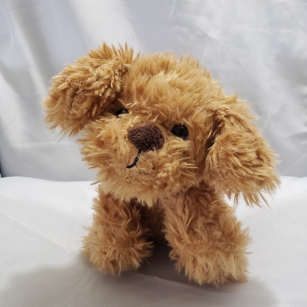 Animal Adventure Labradoodle Puppy Dog Plush 8" Stuffed Animal Toy Brown 2021